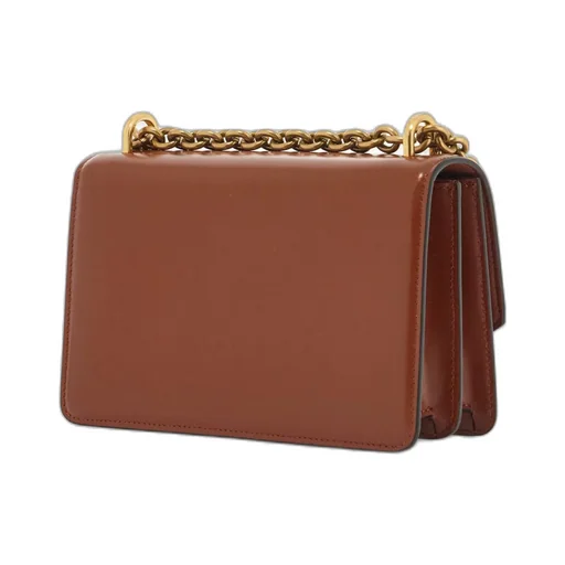 Vlogo Plaque Foldover Top Shoulder Bag