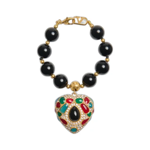 Coeur Royal Bracelet In Metal, Resin, Enamel And Swarovski® Crystals