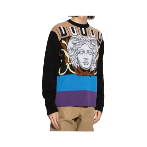 Medusa Head Wool Sweater