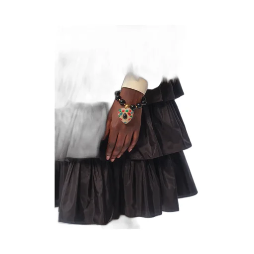 Coeur Royal Bracelet In Metal, Resin, Enamel And Swarovski® Crystals