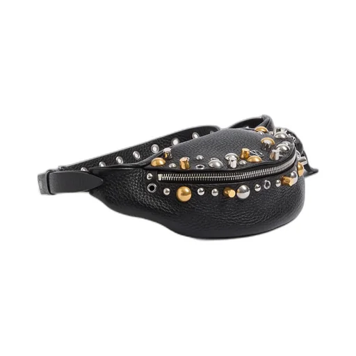 NellcÔTe Stud Embellished Zip-Up Belt Bag