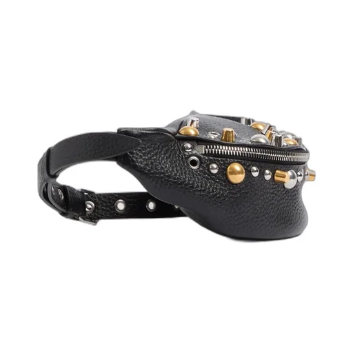 NellcÔTe Stud Embellished Zip-Up Belt Bag