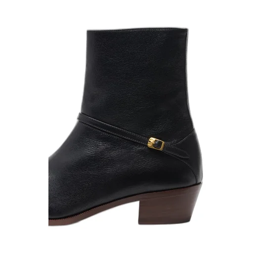 Pat Almond Toe Ankle Boots