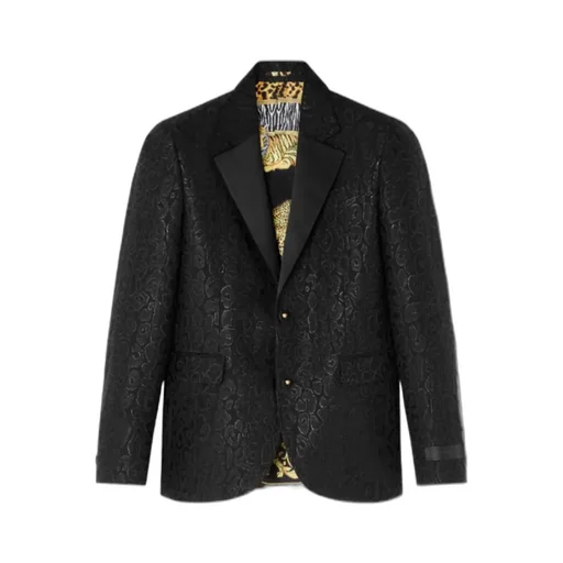 Logo Patch Single-Breasted Blazer