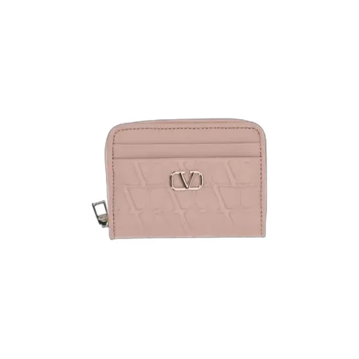 Vlogo Signature Zip-Up Wallet