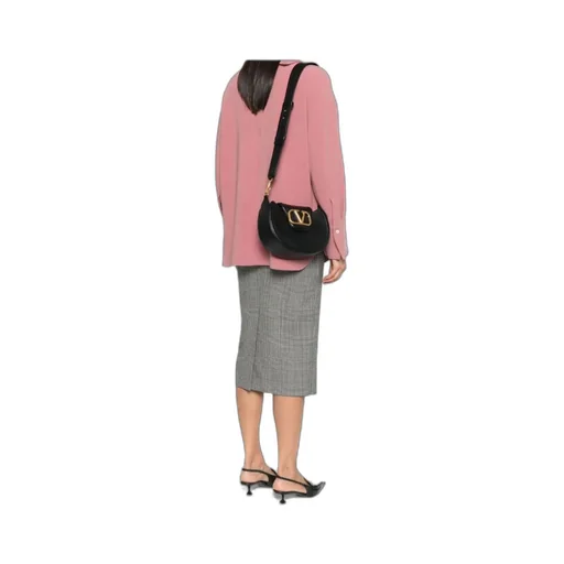 Vlogo Signature Foldover Top Shoulder Bag
