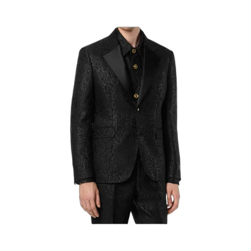 Logo Patch Single-Breasted Blazer