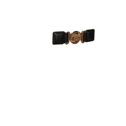 Cotton Trousers With Buckle Detail