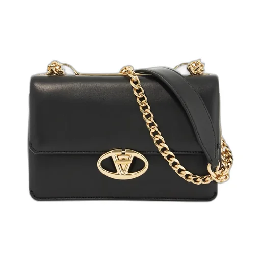 Vlogo Plaque Foldover Top Shoulder Bag