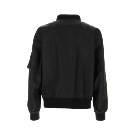 Zip-Up Long-Sleeved Bomber Jacket