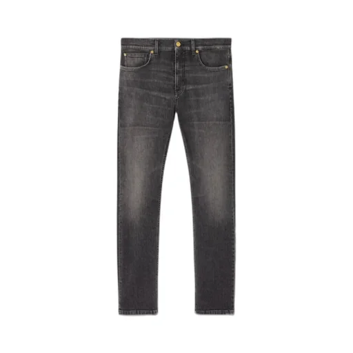 La Medusa Embroidery-Detail Jeans