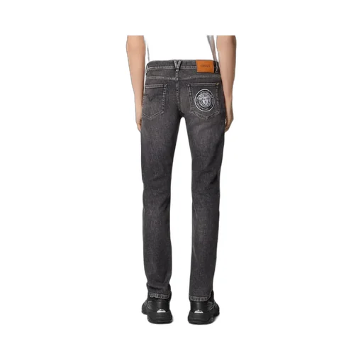 La Medusa Embroidery-Detail Jeans