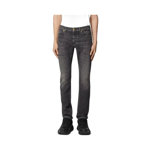 La Medusa Embroidery-Detail Jeans