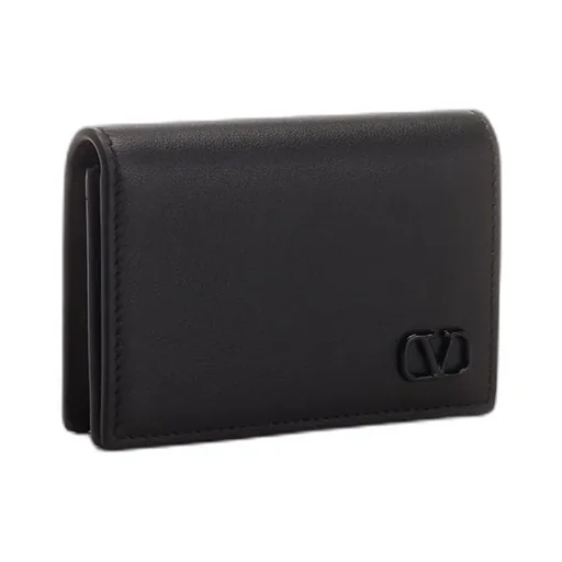 Lacquered Logo Mini Wallet