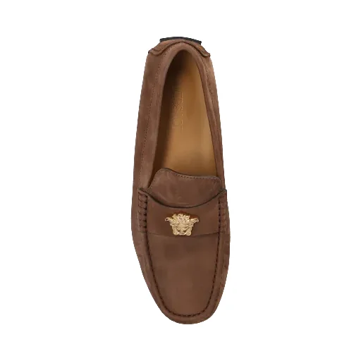 Medusa Leather Loafers