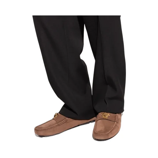Medusa Leather Loafers