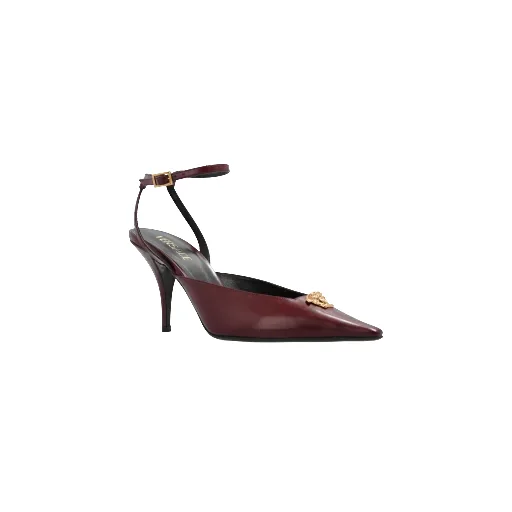 85Mm La Medusa Embellished Pointed-Toe Heeled Pumps