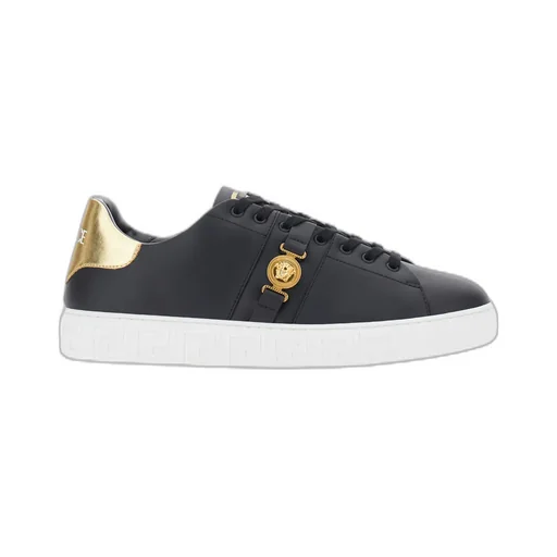 Round-Toe Lace-Up Sneakers