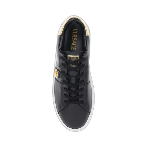 Round-Toe Lace-Up Sneakers