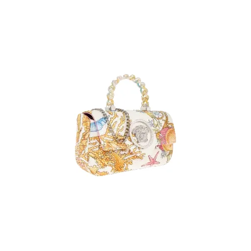 La Medusa Embellished Sea-Life Crossbody Bag