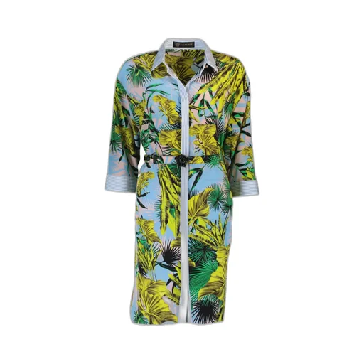 Palm Print Dress