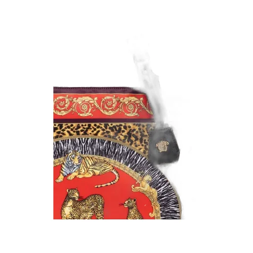 Animal-Print Baroque Tote Bag