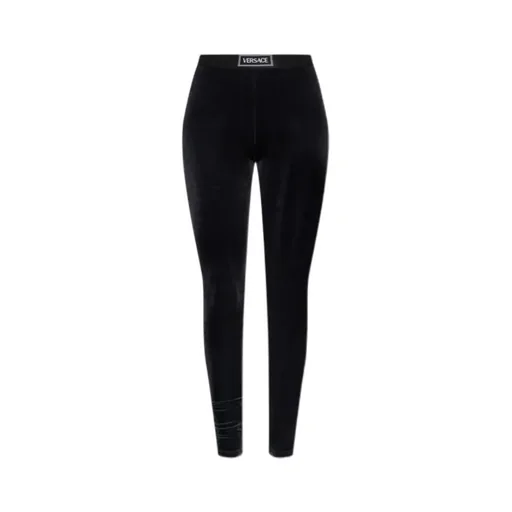 Logo-Band Ribbed Trousers