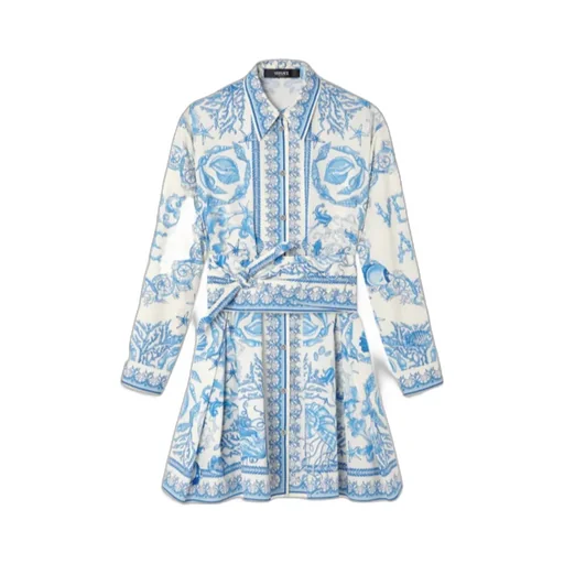 Underwater Barocco Shirt Dress
