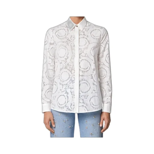 Barocco-Jacquard Button-Up Shirt