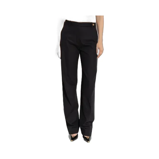 Medusa-Button Panel Trousers