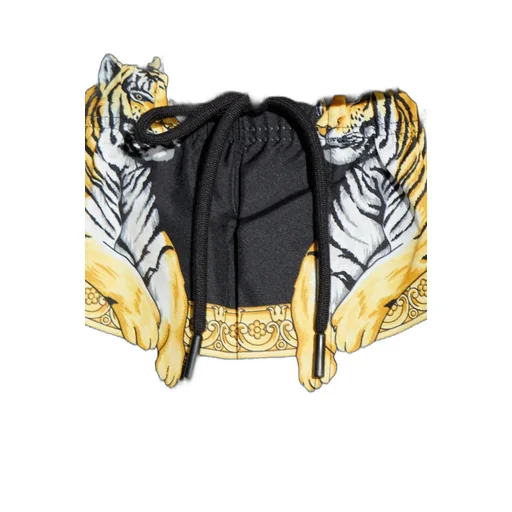 Tiger Baroque-Print Swim Shorts