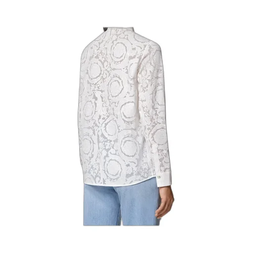 Barocco-Jacquard Button-Up Shirt