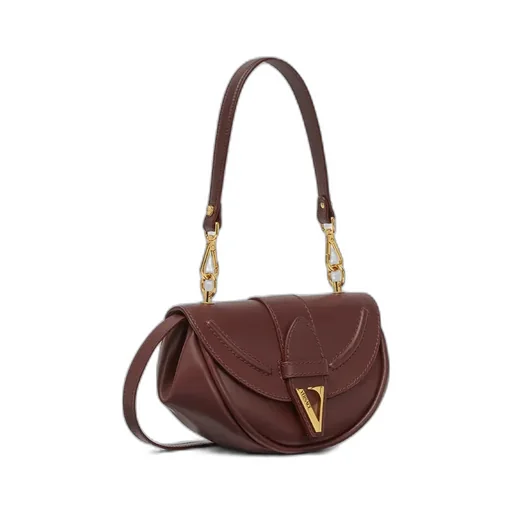 Small Virtus Leather Shoulder Bag