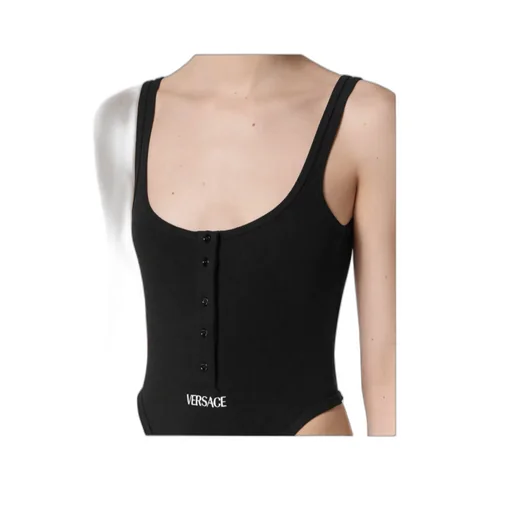 Logo Ribbed Bodysuit