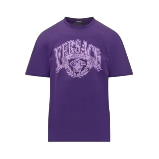 Medusa Head Printed Crewneck T-Shirt