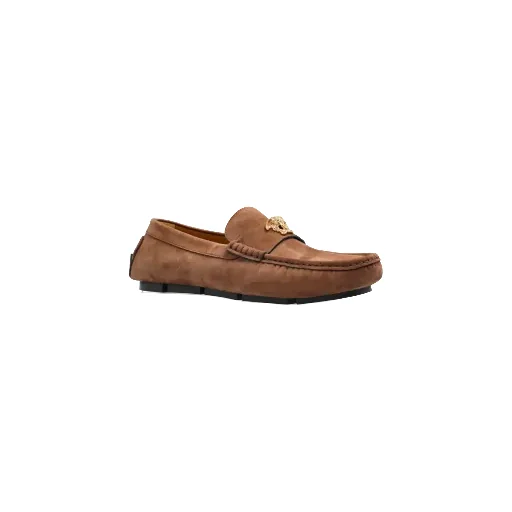 Medusa Leather Loafers