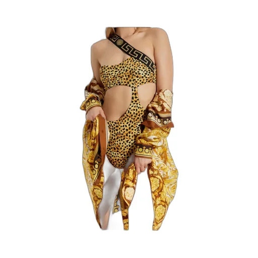 Greca Border Swimsuit