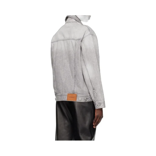 Logo-Appliqué Button-Up Denim Jacket