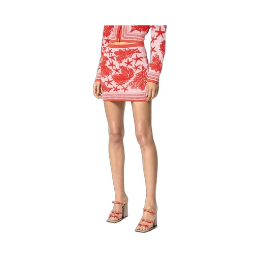 Barocco Sea Elasticated Waistband Knitted Mini Skirt