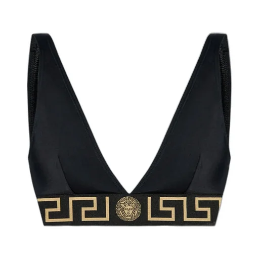 Logo-Underband Bikini Top