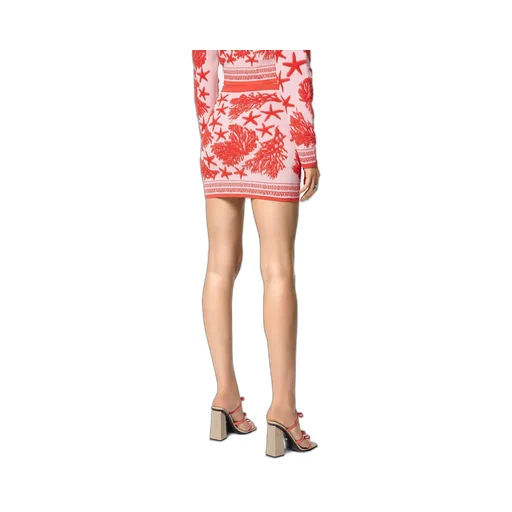 Barocco Sea Elasticated Waistband Knitted Mini Skirt