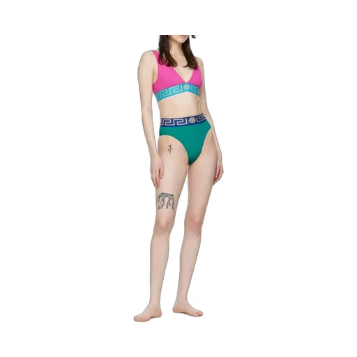 Logo High-Rise Swimsuit