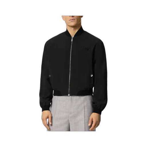 Barocco Sea Reversible Zipped Bomber Jacket