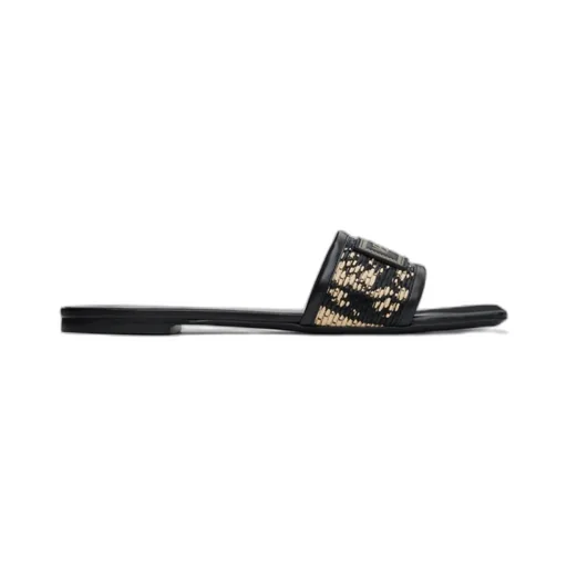 Theia Barocco Raffia Slides
