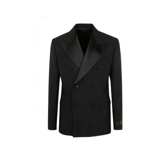 Double-Breasted Tailored Blazer