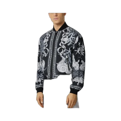 Barocco Sea Reversible Zipped Bomber Jacket