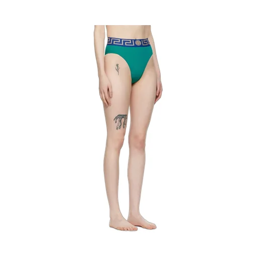 Logo High-Rise Swimsuit