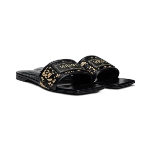 Theia Barocco Raffia Slides