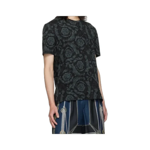 Barocco-Printed Crewneck T-Shirt