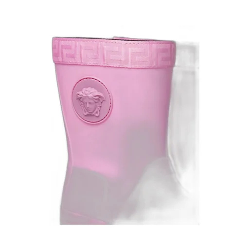 Greca Medusa Head Motif Rain Boots